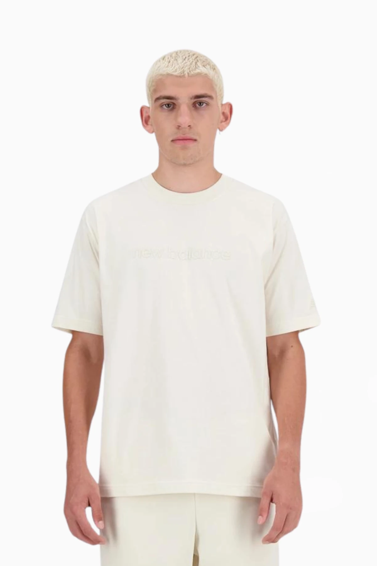 Koszulka New Balance Shifted Graphic - Beżowy