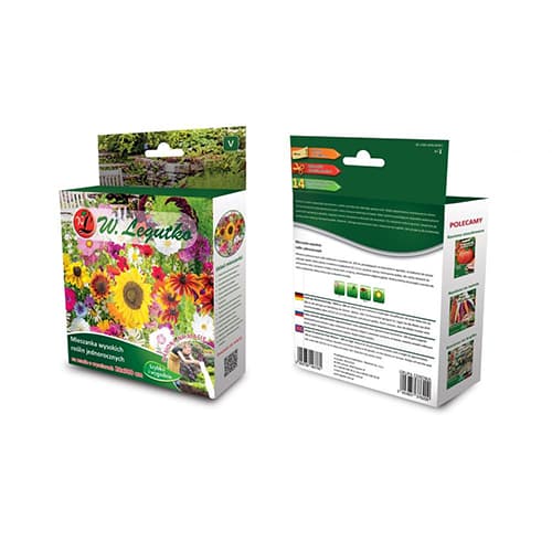 1 szt, Mischung aus hohen einjährigen Pflanzen - Samen: Ilość w opakowaniu: 1 g