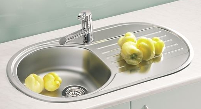 Alveus Form 40 zlewozmywak stalowy 83x44 cm 1-komorowy len 1060038