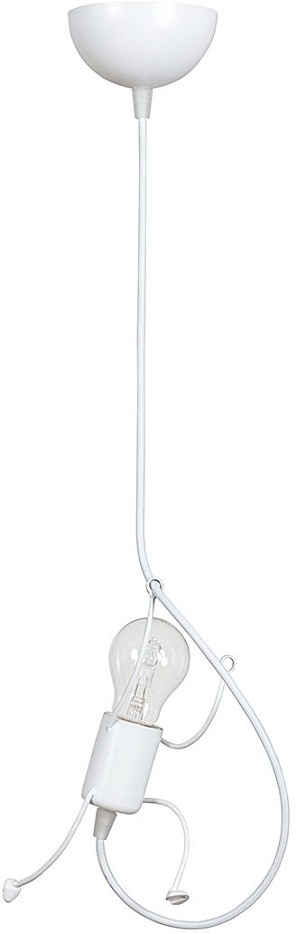Emibig Bobi lampa wisząca 1x15 W biała 538/1