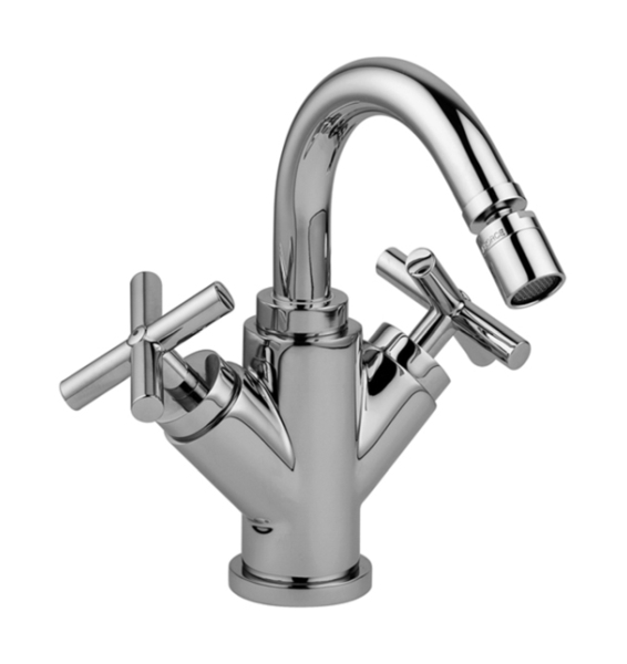 Paffoni Quattro bateria bidetowa stojąca chrom QTV137CR