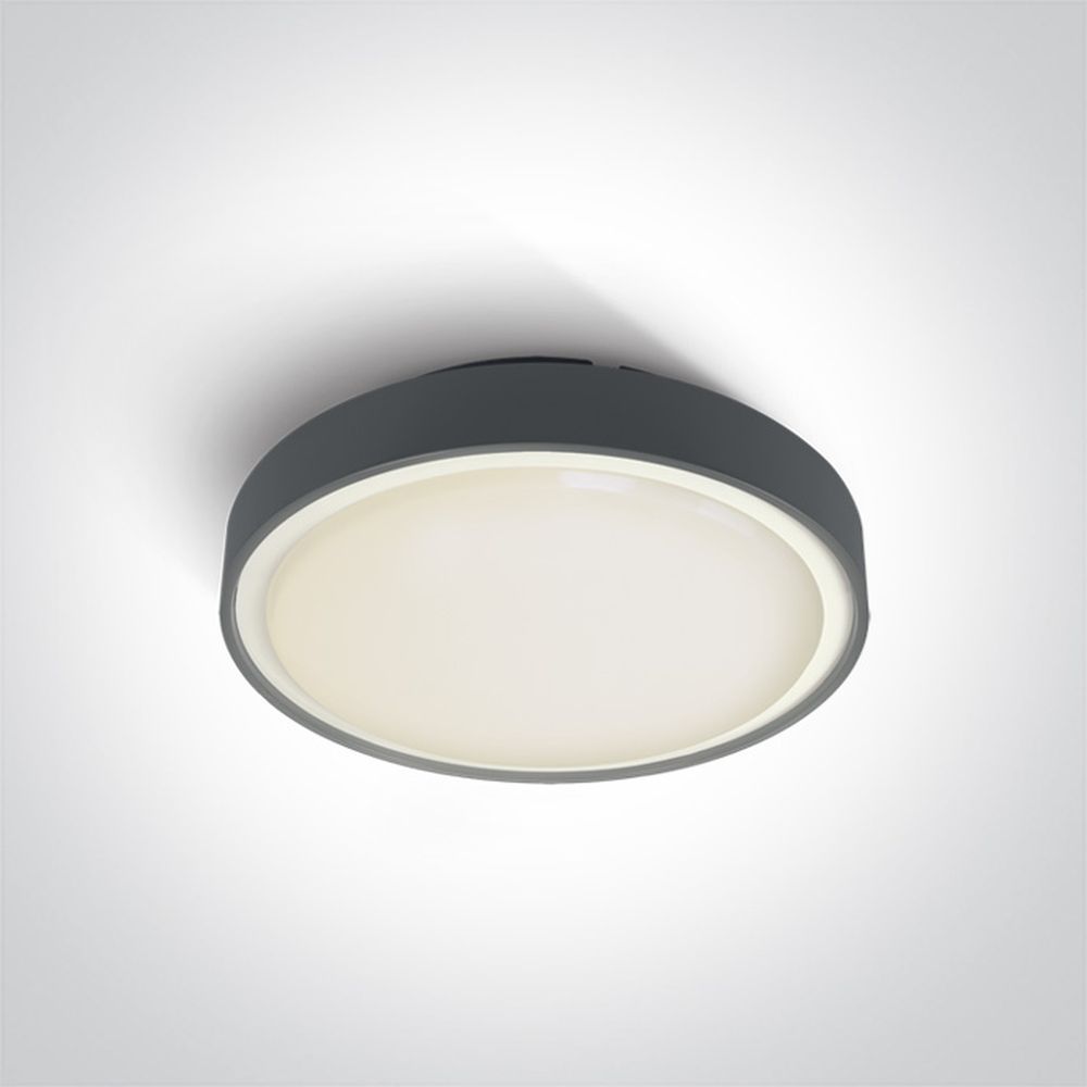One Light Rafti 2 plafon zewnętrzny 2x12W antracyt 67280EA/AN