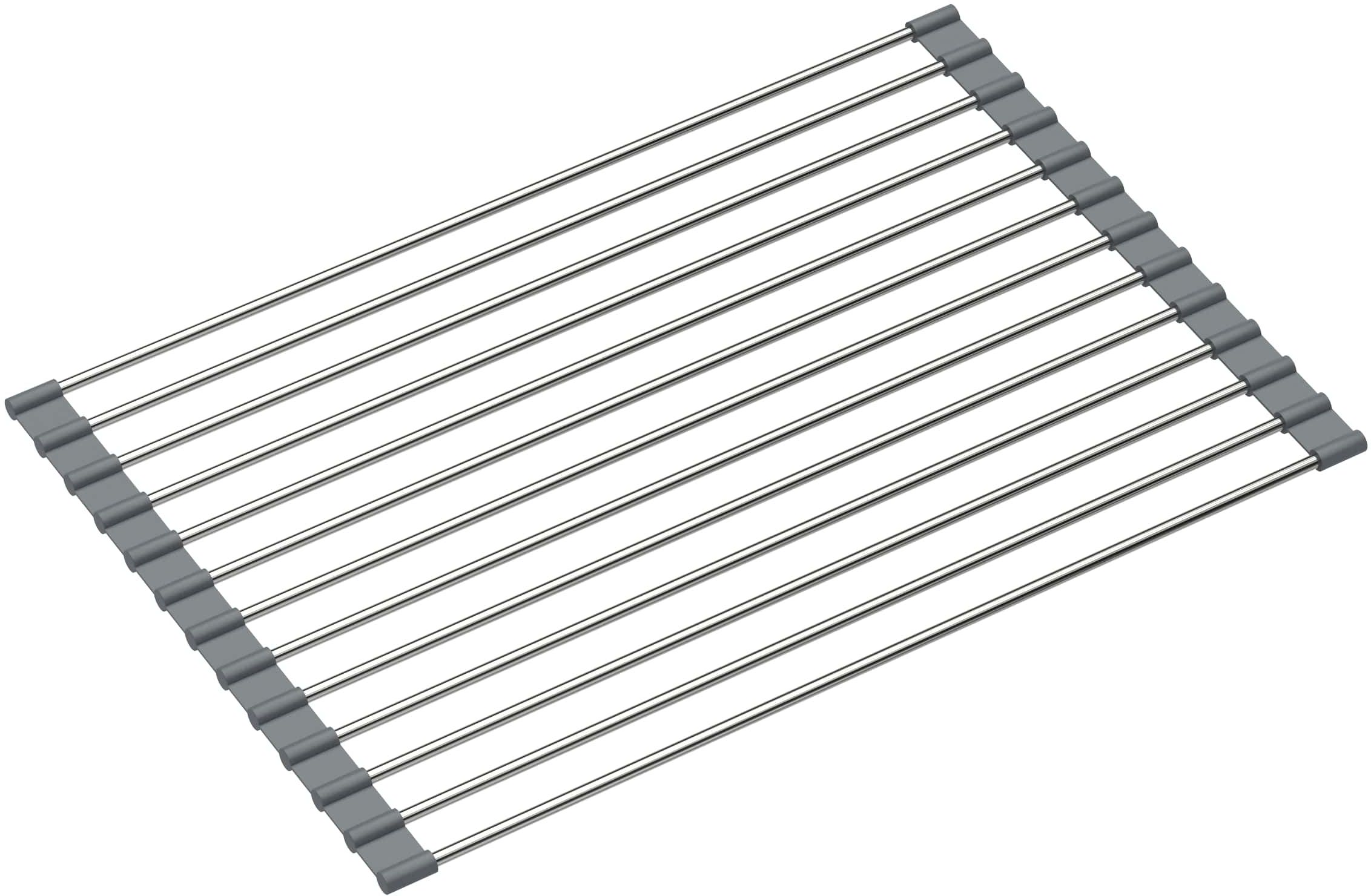Quadron Q mata ociekowa 38x25 cm stal/szary R3825GR_MP - Wysyłka w 24h