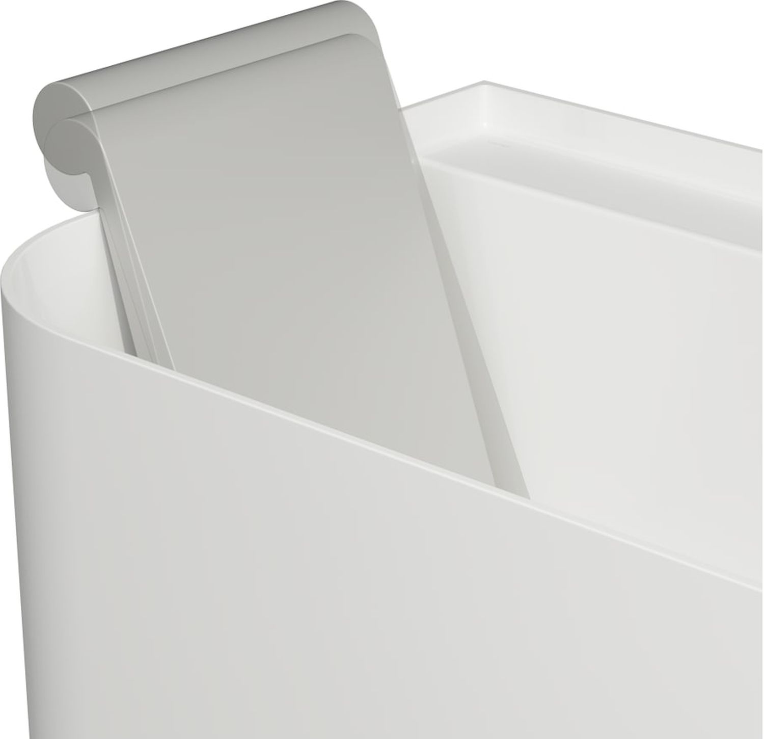 Laufen Sonar zagłówek wannowy jasnoszary H2923400870001