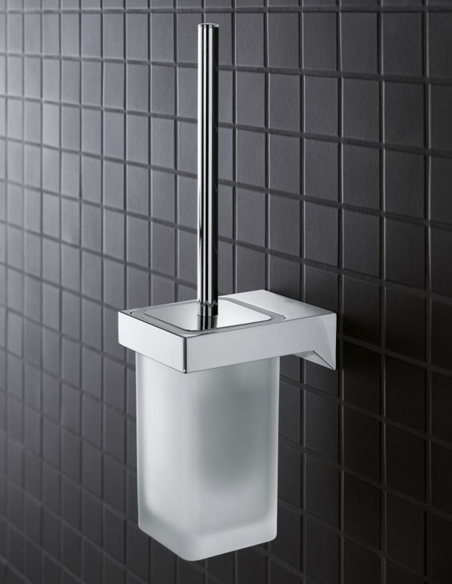 Grohe Selection Cube szczotka toaletowa kompletna szkło/chrom 40857000 - Wysyłka w 24h
