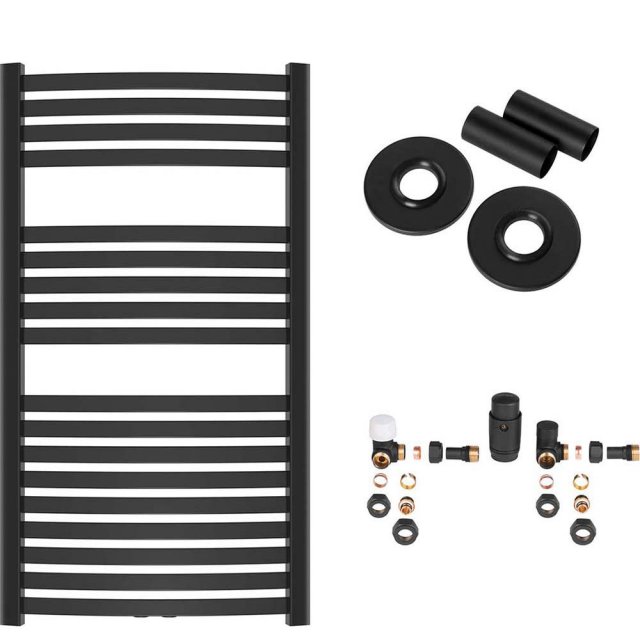 INVENA Grzejnik łazienkowy PROV 100x54 zes. OSIOWY maskownica poj. cz