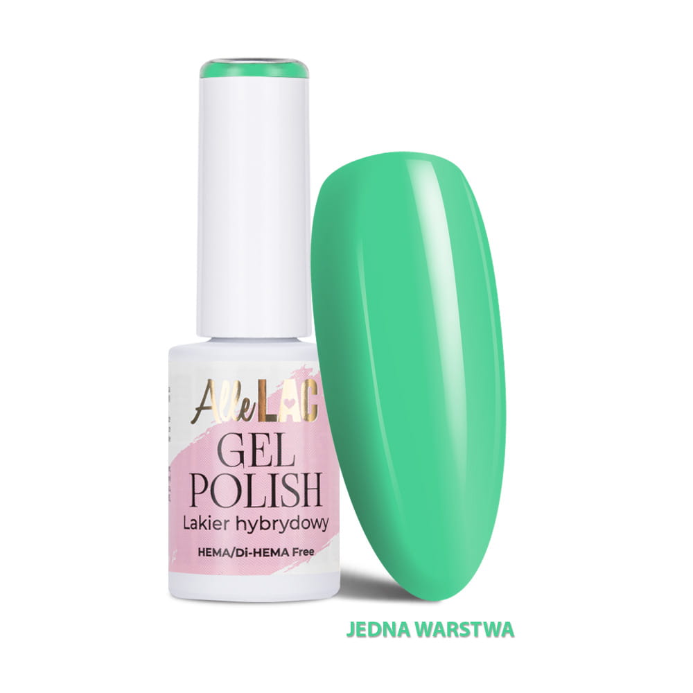 Lakier hybrydowy LED/UV Gel Polish Greens G3 Pastel AlleLac HEMA/Di-HEMA Free 6g