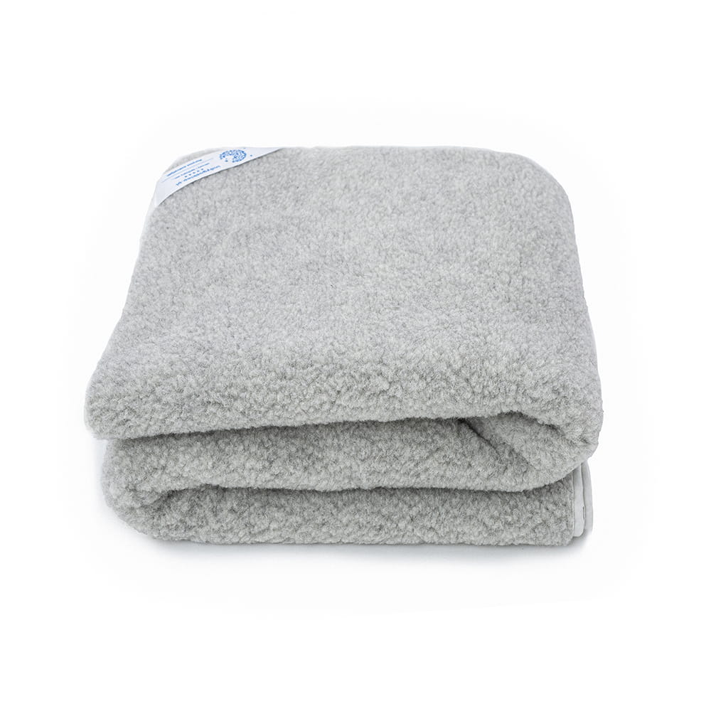 koc wełniany merynos tumbler szary 100x140 (+-5cm)