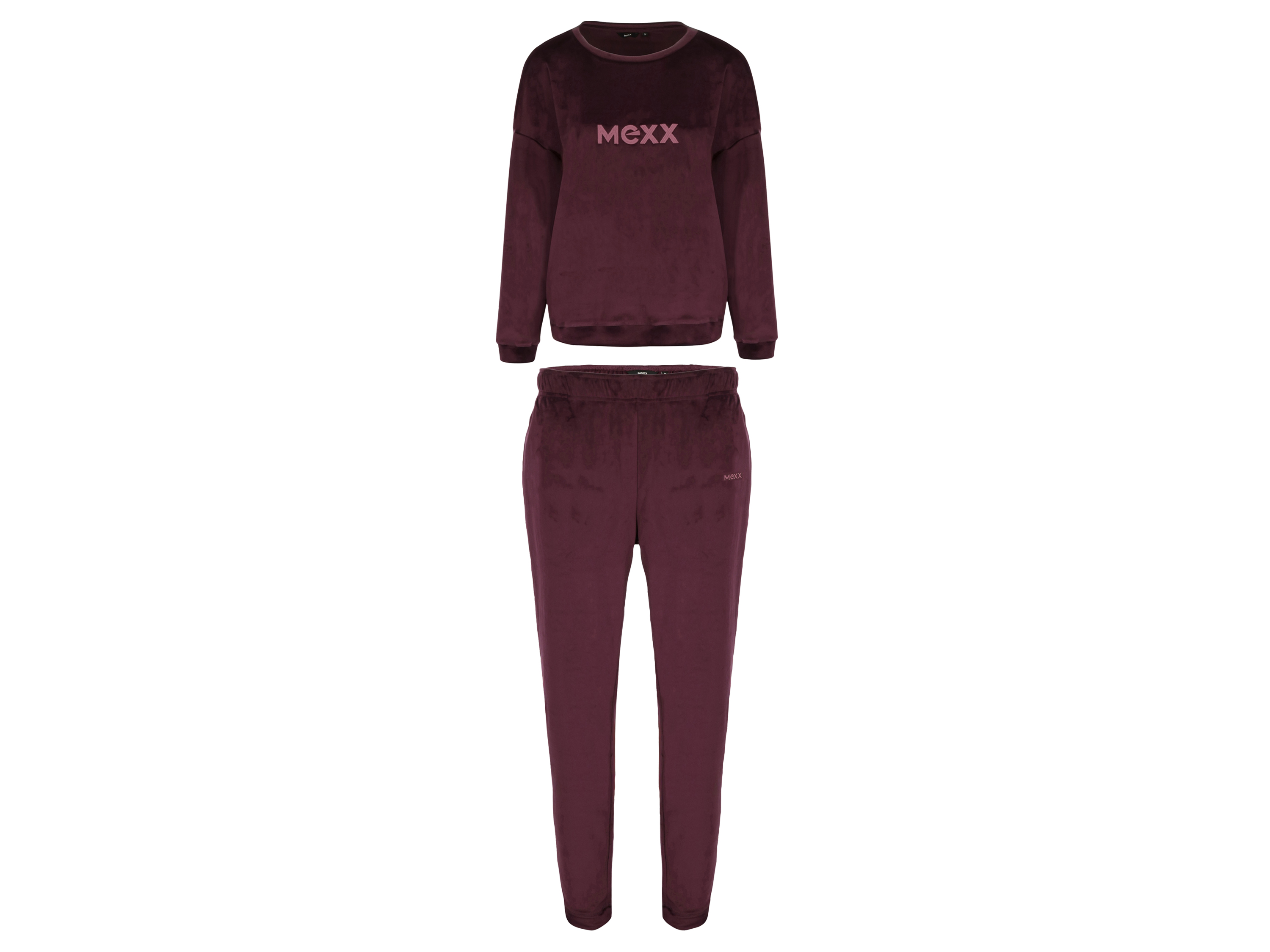 Mexx Piżama damska z polaru Czerwony, M