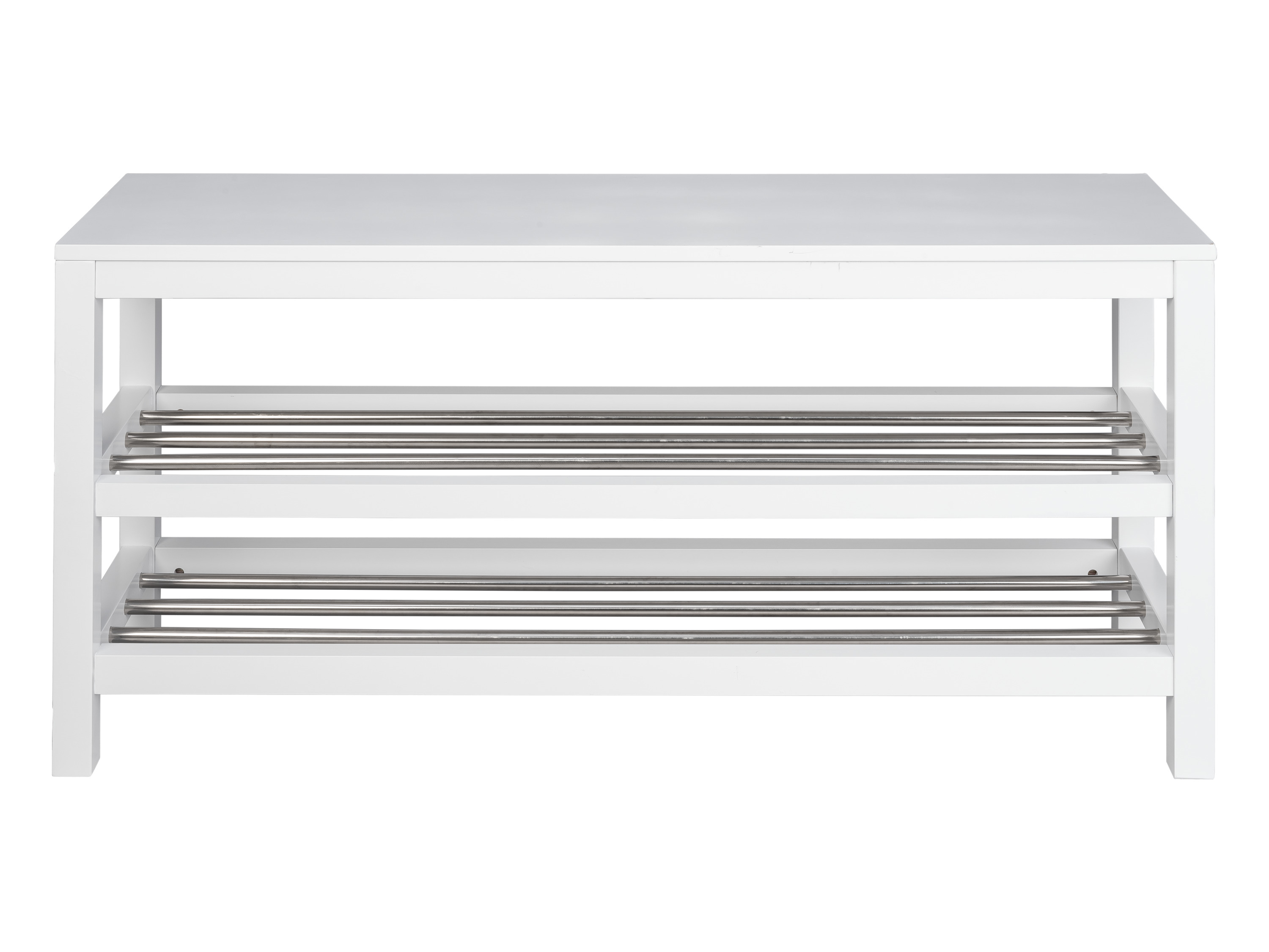 Livarno home Ławka z półką na buty Biały