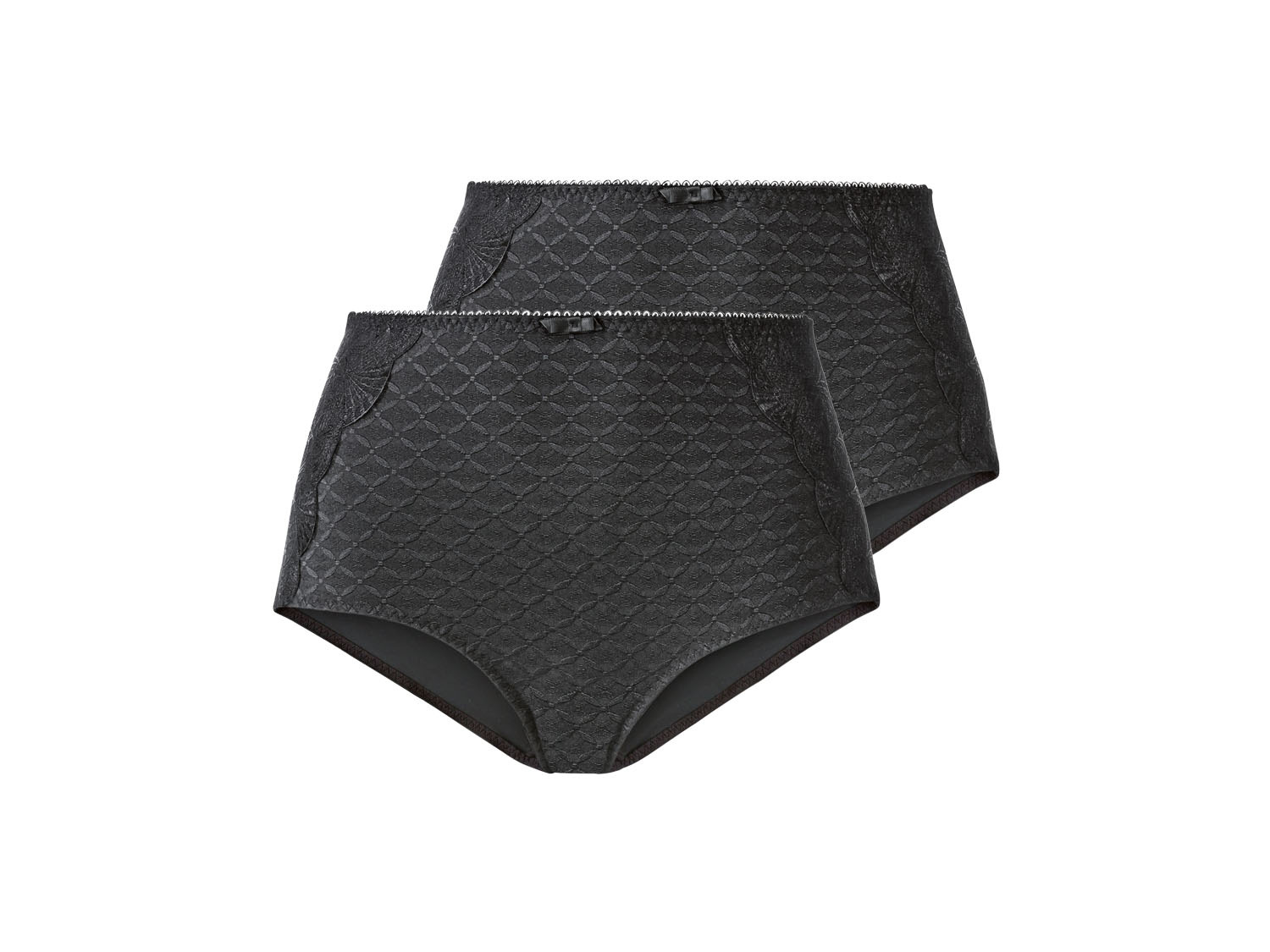 esmara Figi modelujące damskie, 2 pary Czarny, M40/42