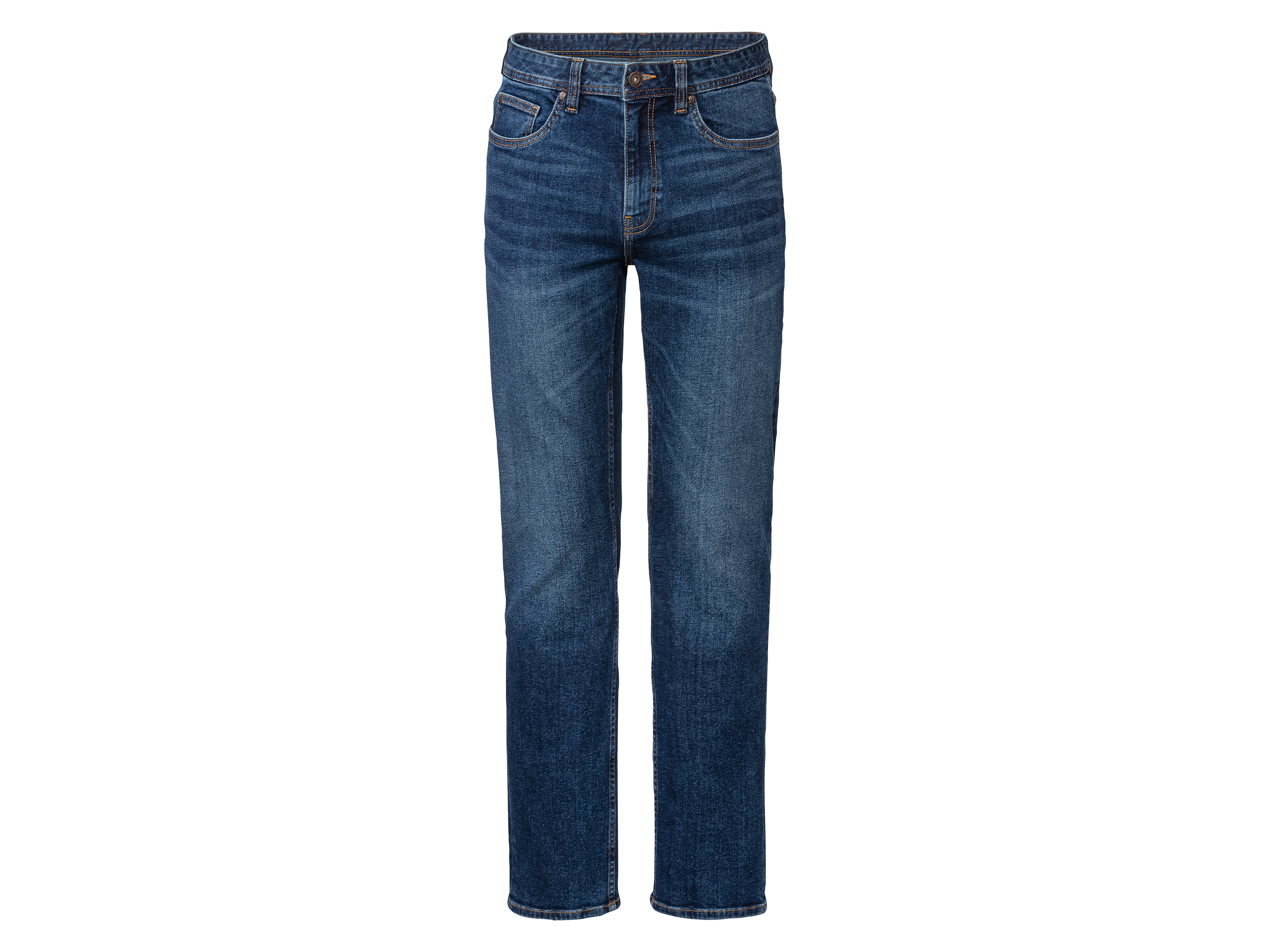 Livergy Jeansy męskie Straight Fit Ciemnoniebieski, 56 40/32