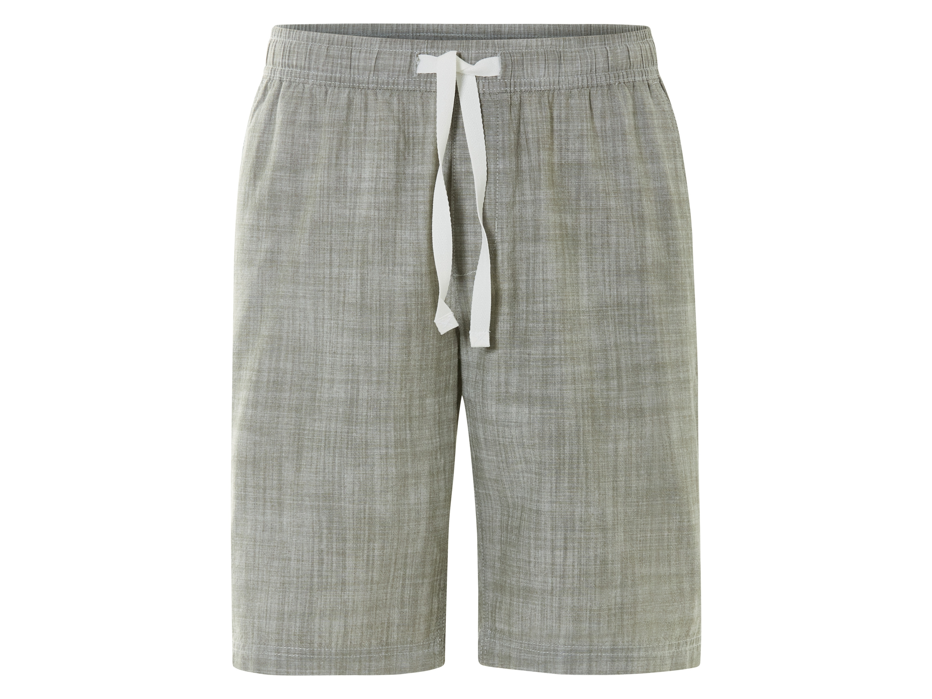 Livergy Bermudy męskie z bawełny Oliwkowy, L 52/54