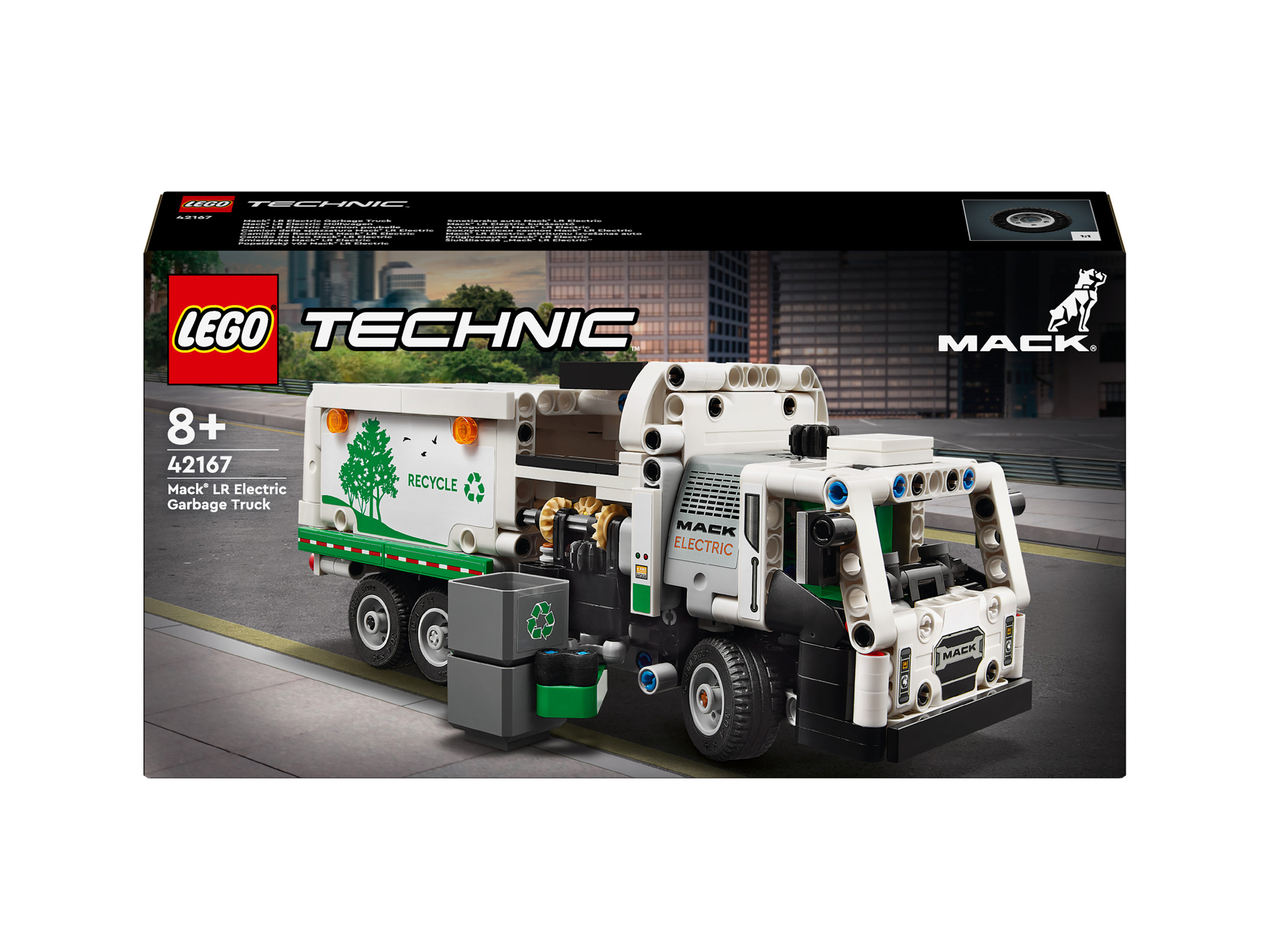 Lego Technic Zestaw klocków Lego 42167 »Śmieciarka Mack LR Electric «