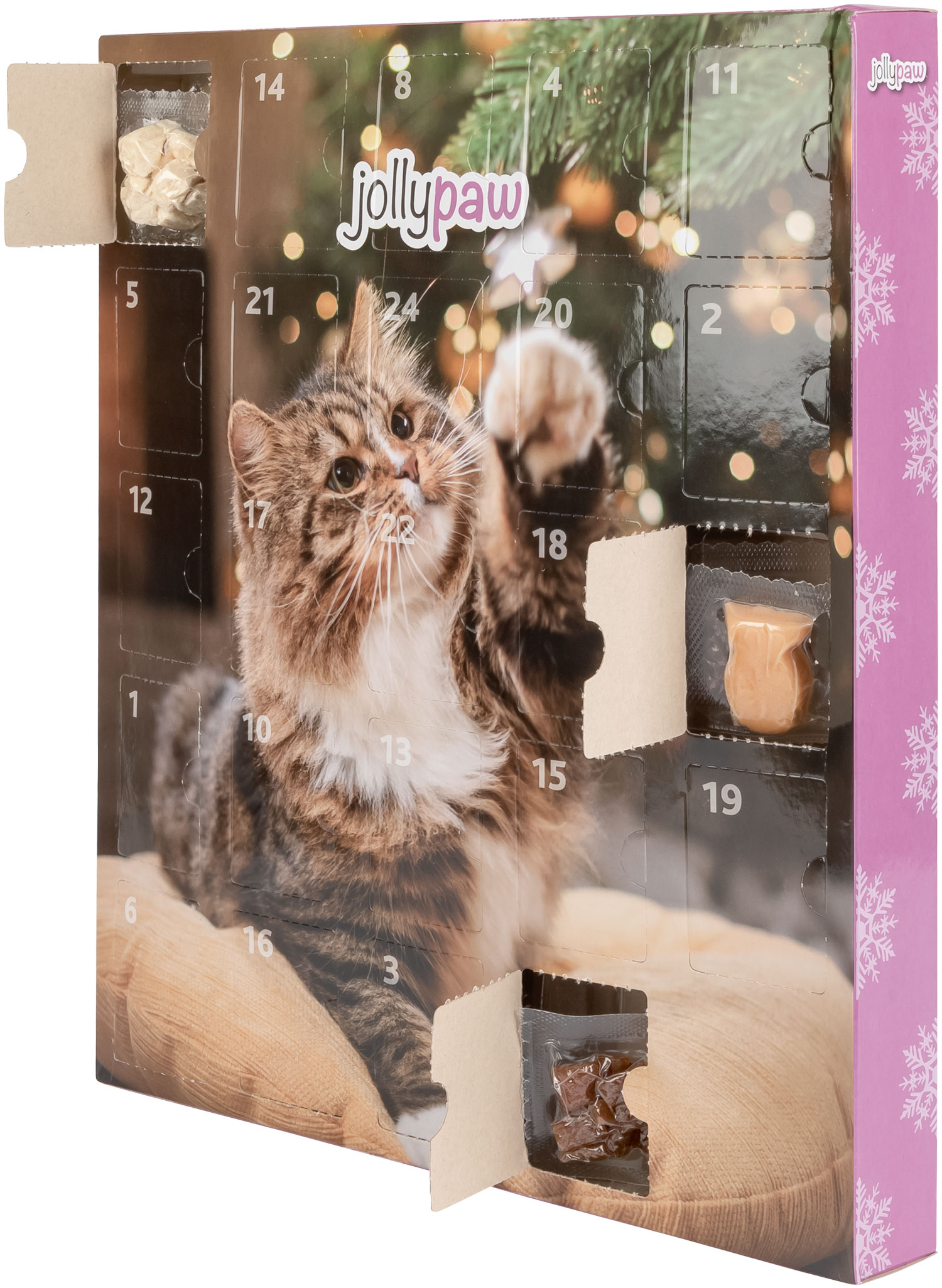 Jollypaw Kalendarz adwentowy dla zwierząt, 1 szt. Kot