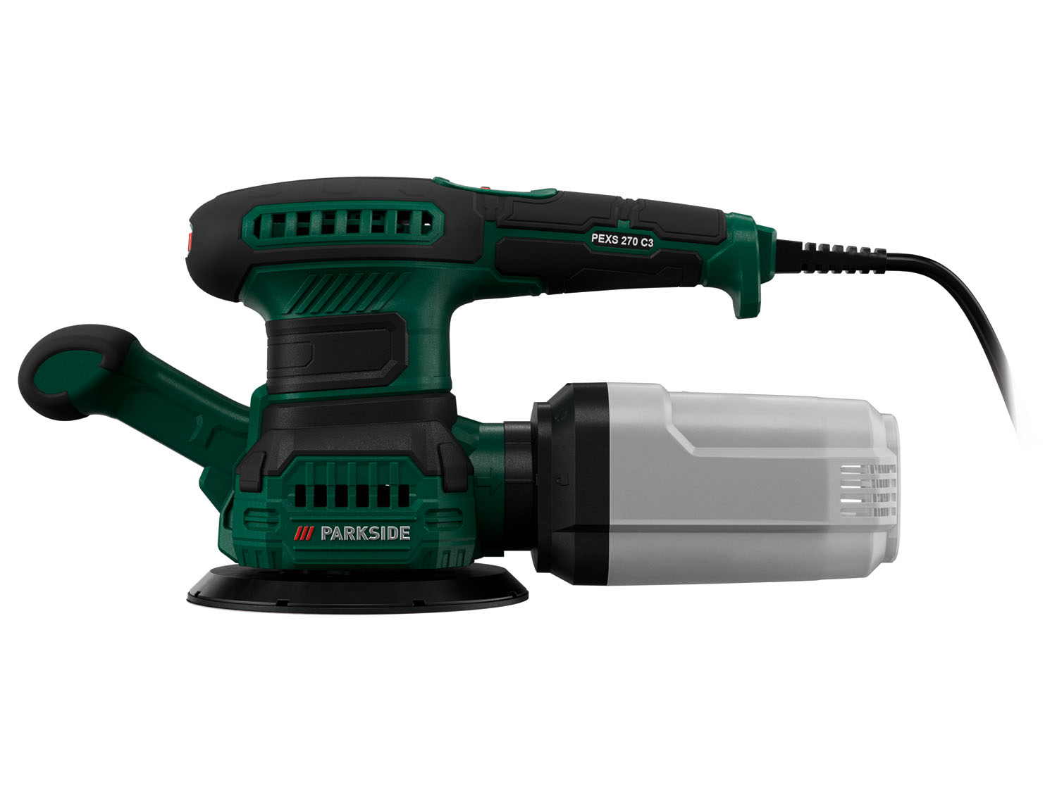 Parkside Szlifierka mimośrodowa Pexs 270 C3, 270 W Szlifierka mimośrodowa