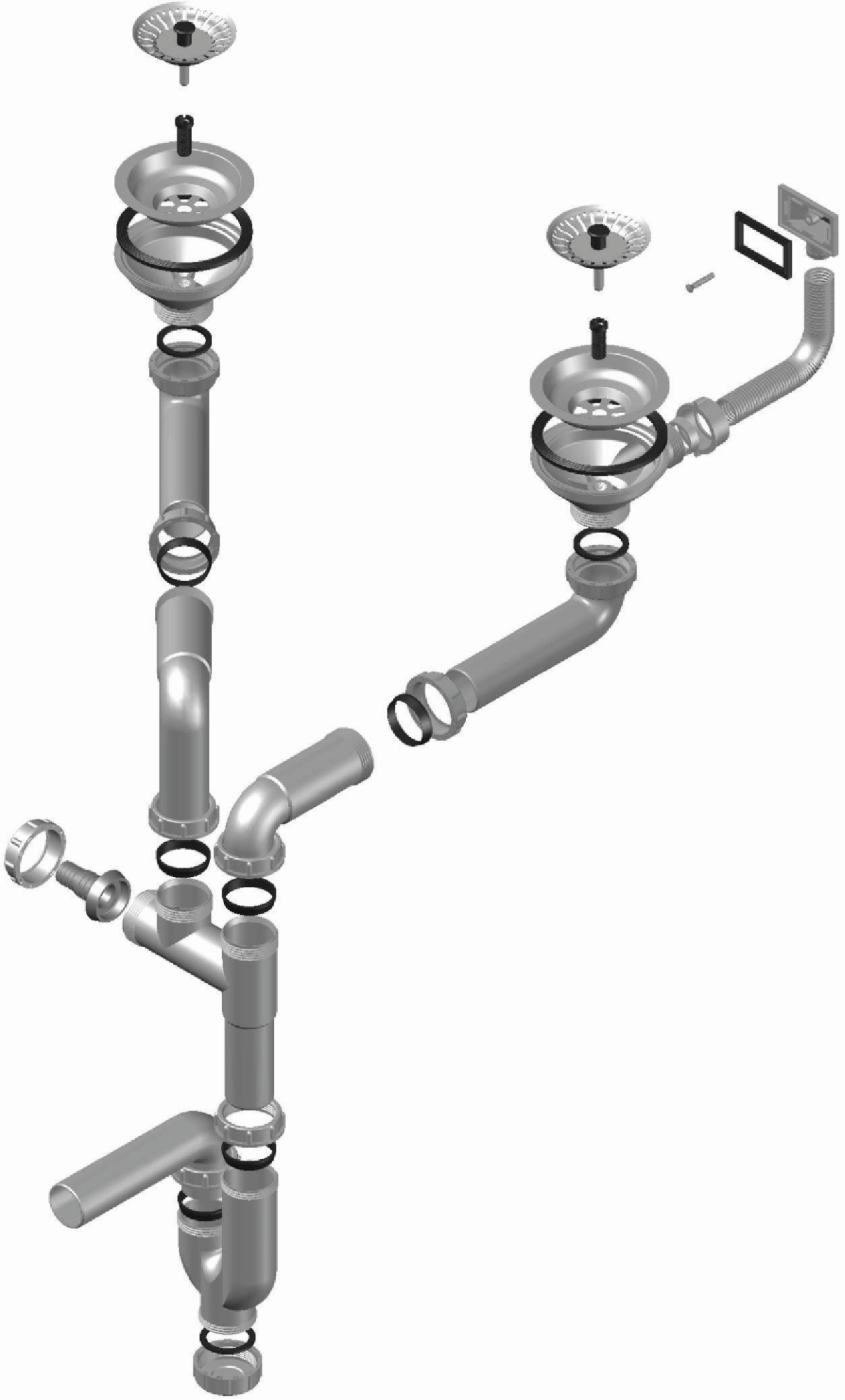 Darmowa Dostawa - Syfon zlewozmywakowy Alveus 1105299