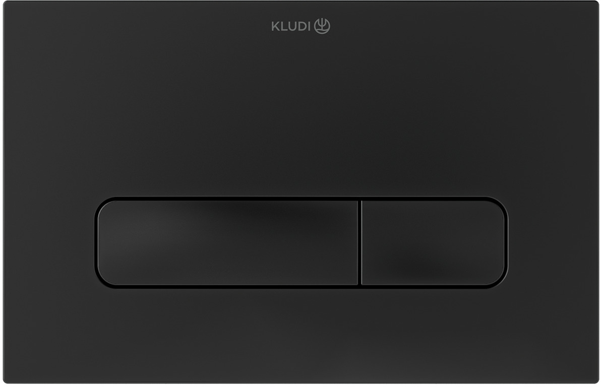 Darmowa Dostawa - Przycisk spłukujący do wc czarny Kludi Unifix 30PP0139