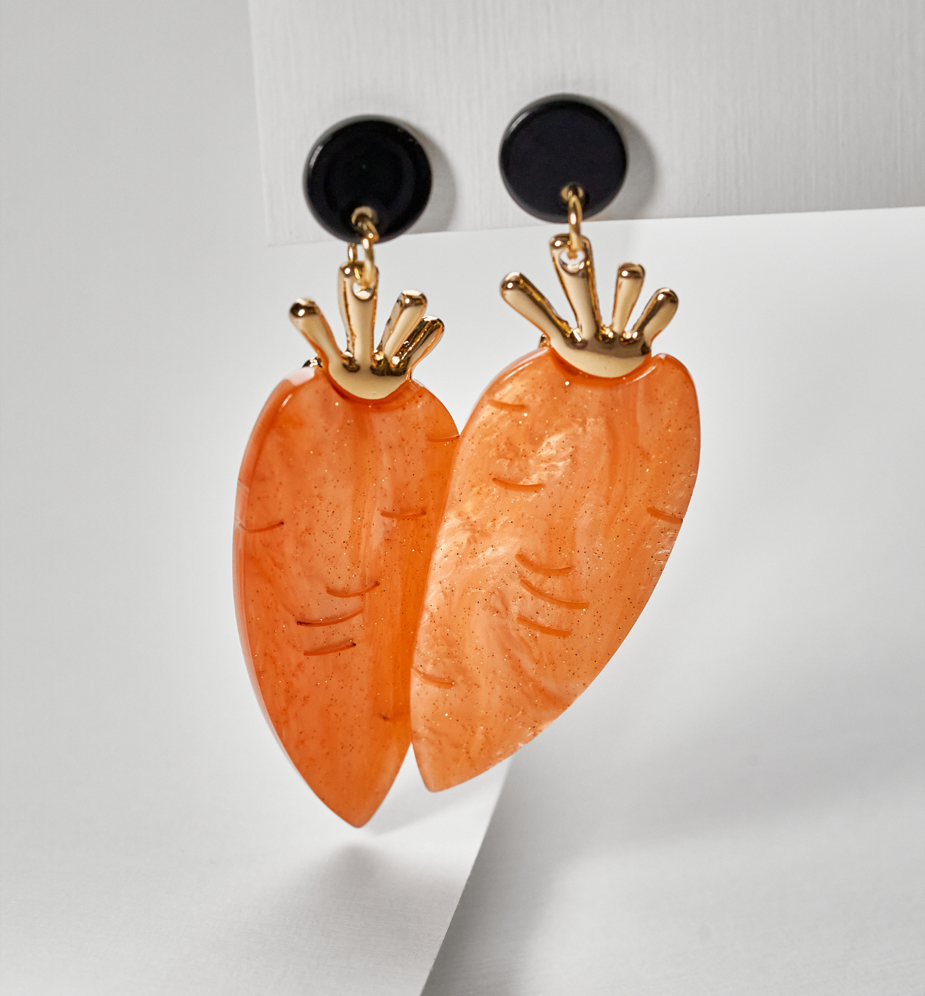 Kolczyki z marchewkami Baxter KZA0136 - By Dziubeka