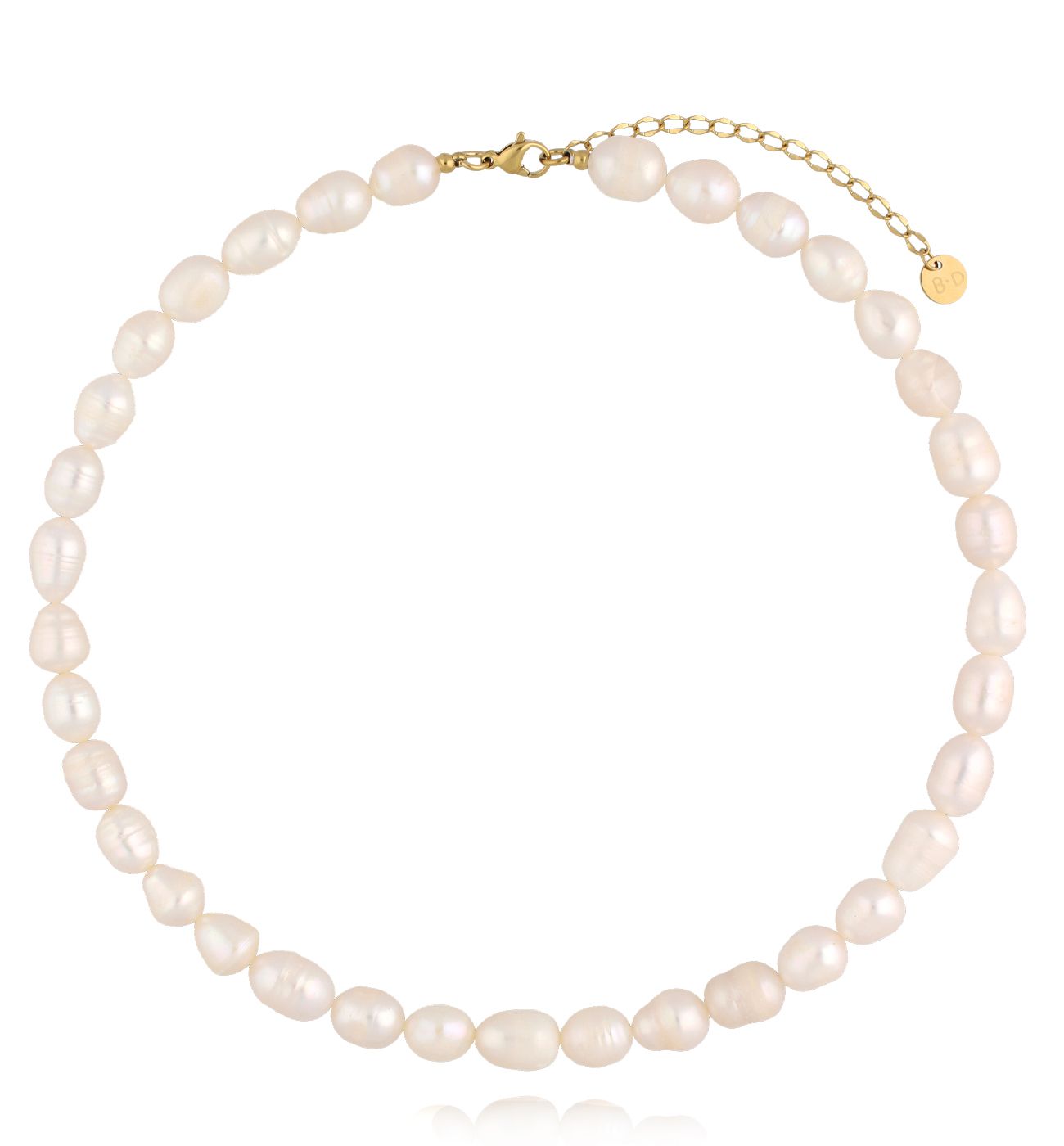 Naszyjnik z dużych pereł - By Dziubeka