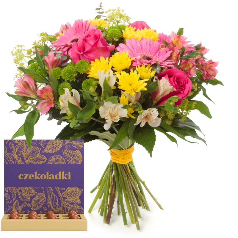 Bukiet z cukierkami