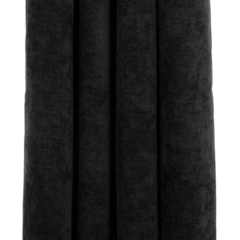 Zasłona Macao 140 x 260 cm czarna