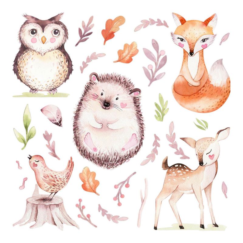 Ścienne Naklejki Wallfluent 71x60 cm Budowa pojazdy 1 rol.