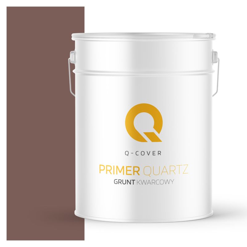 Grunt Kwarcowy pod Tynk Mozaikowy Q-Cover Brązowy ciemny M81 15KG