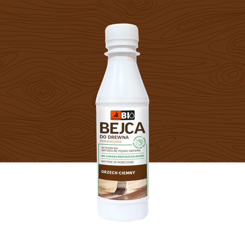 Bejca do drewna orzech ciemny 0,2 l