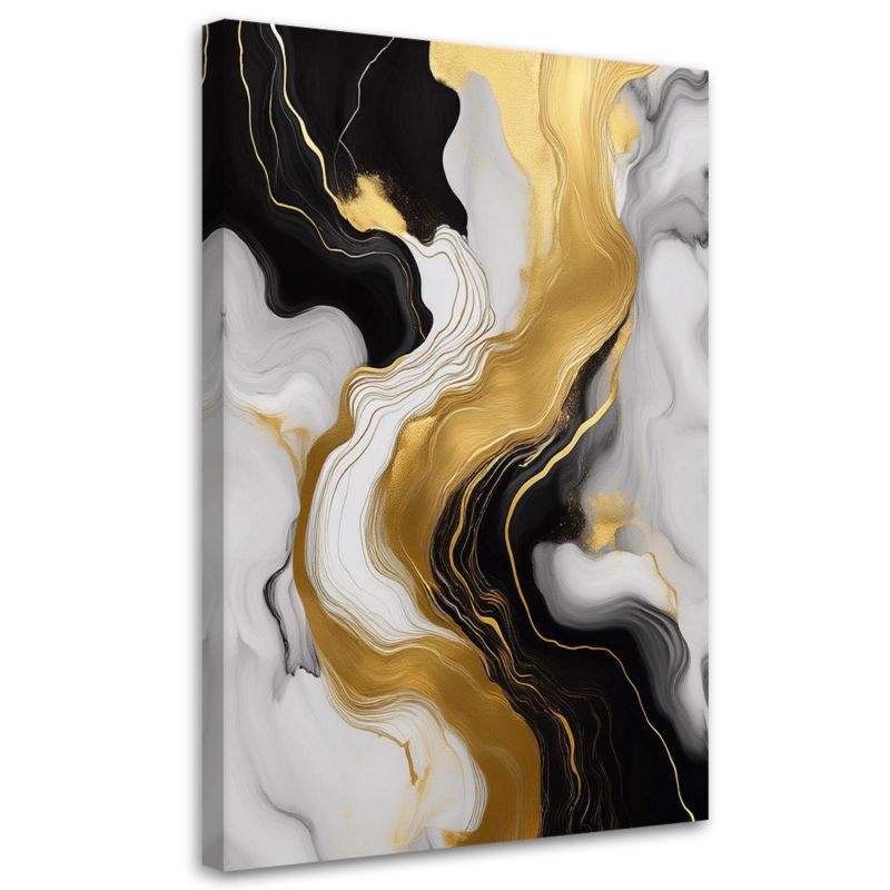 Obraz na płótnie Feeby Abstrakcyjny Marmur 60x90cm 1szt