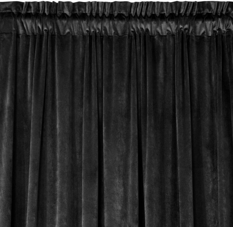 Zasłona Rosa 135 x 300 cm czarna