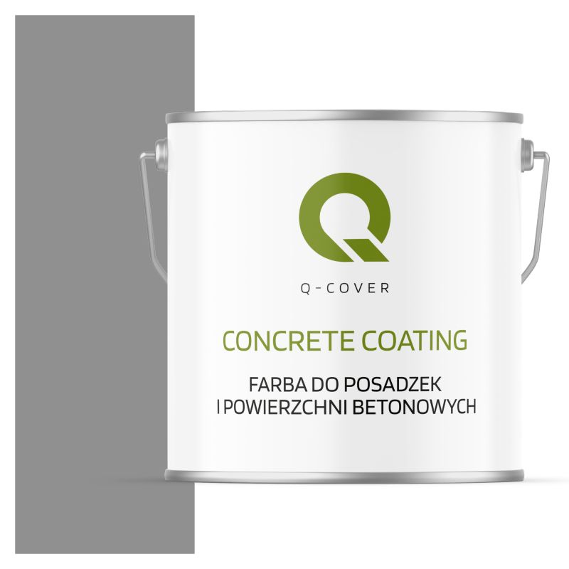 Farba do Posadzek i Powierzchni Betonowych Q-Cover Szary RAL7045 5L