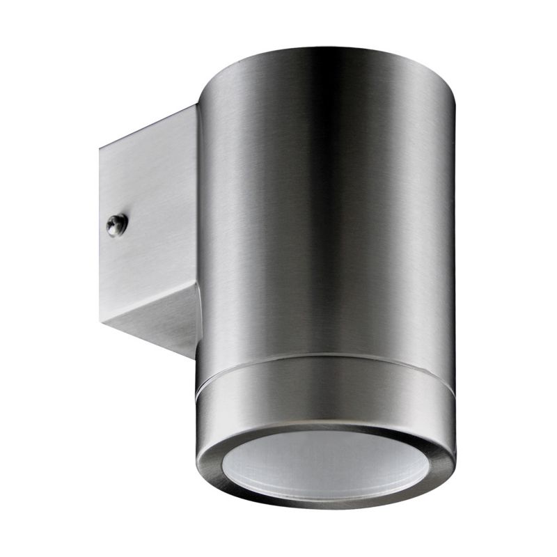 Kinkiet ścienny zewnętrzny Struhm Aster matowy chrom 1 x GU10 x IP54 wym: 11,8 x 7,6 x 10,5 cm - 1 szt.