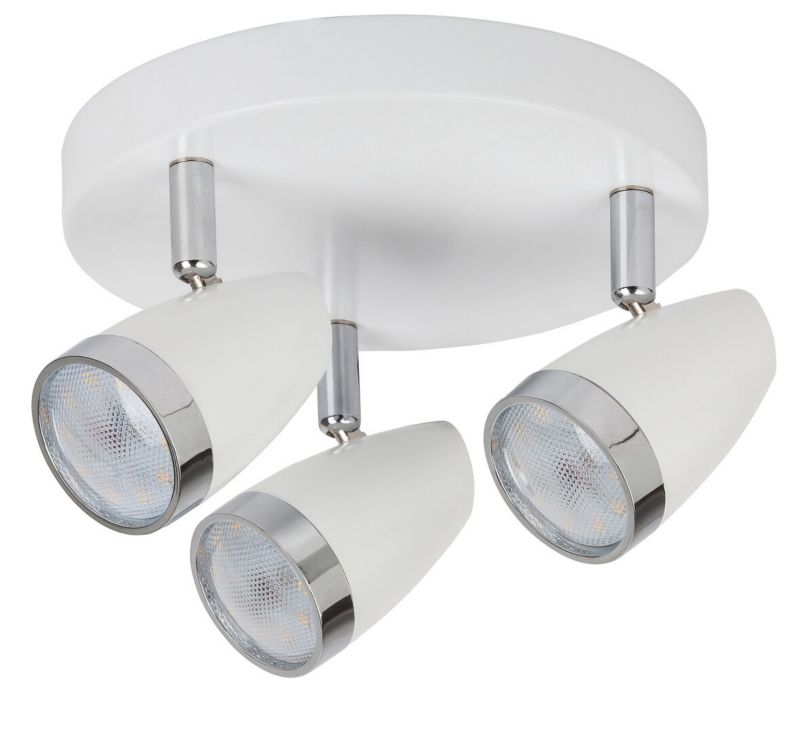Spot sufitowy Rabalux Karen biały LED 12W 3000K 840lm IP20 wym: 13,5 x 19 x 19 cm metal - 1 szt.