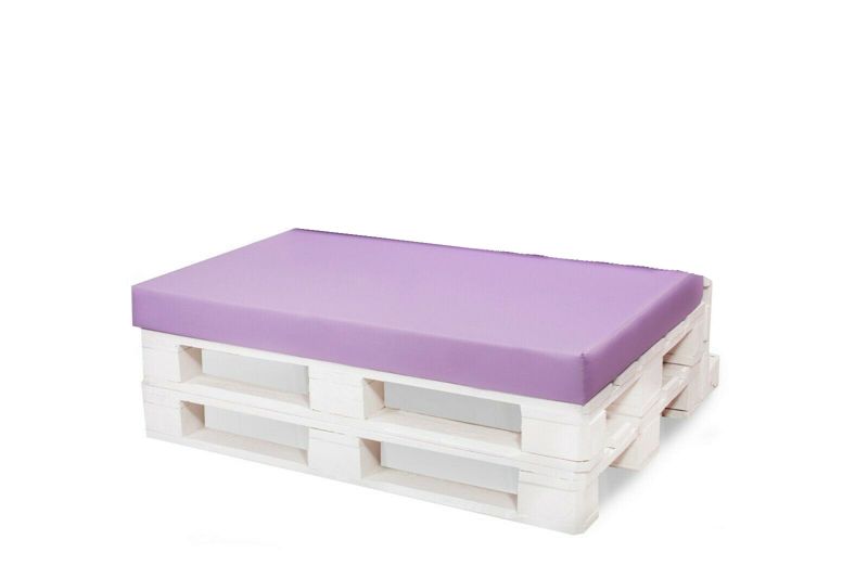 Poduszka ogrodowa na paletę, Setgarden, 120x40x10cm,Fioletowa siedzisko na balkon lub taras, zdejmowany pokrowiec, 1szt