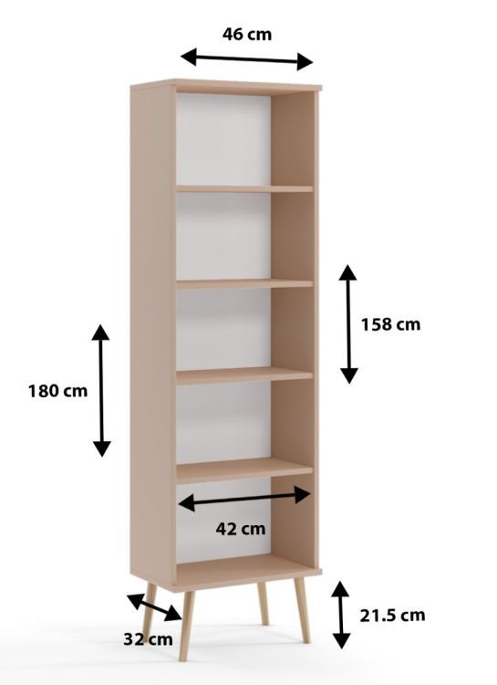 Regał LEBEL macchiato MELIMEBLE 1 szt.