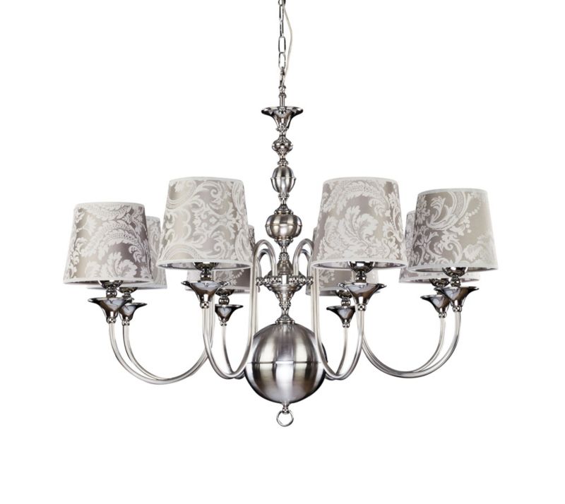 Żyrandol Jupiter BATUMI chromowany 8xE27x20W IP20 wym:185x98x98cm - 1 szt.