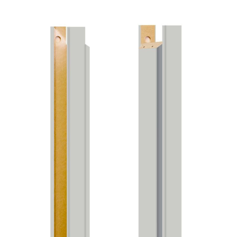Baza ościeżnicy regulowana Fortia 135-155 mm 8 cm 90 stopni lewa do drzwi bezprzylgowych szara