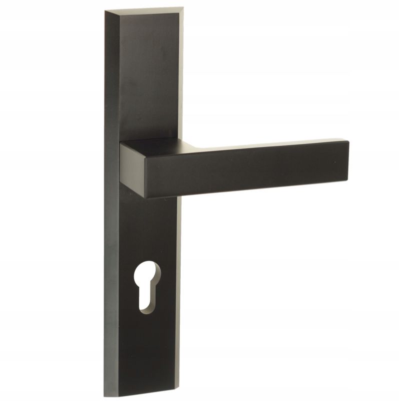 Klamka Drzwiowa FEINZ 72 Mm Wkład Czarna Uniwersalna 1 szt.