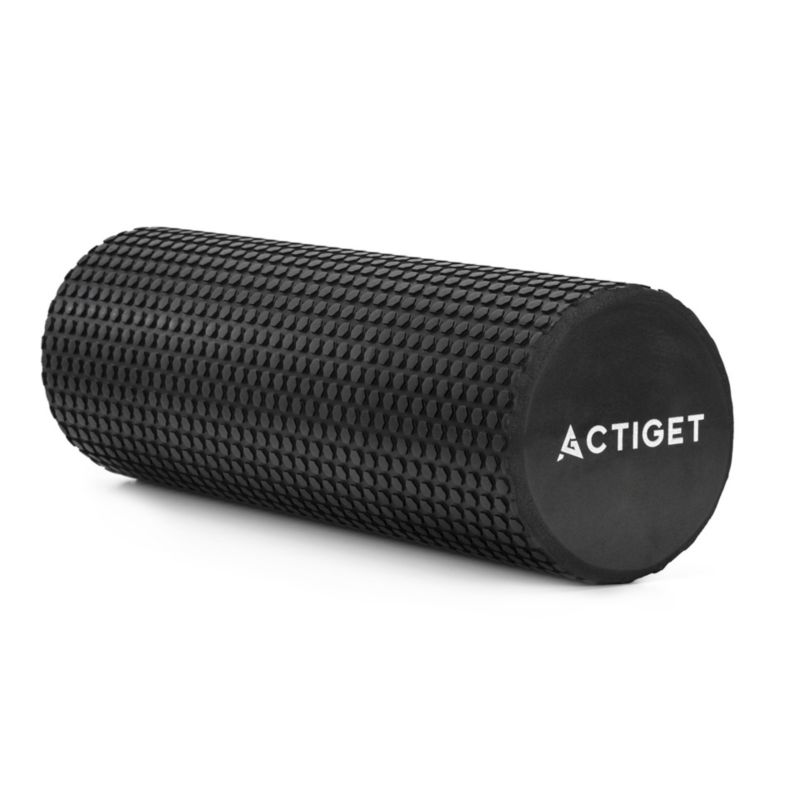 Roller Actiget do masażu ciała, piankowy wałek miękki, czarny 1 szt.