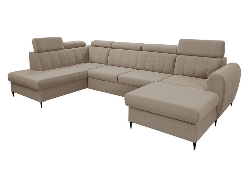 Narożnik z funkcją spania MIRJAN 24 Forio XL prawy jasny beż 1 szt.