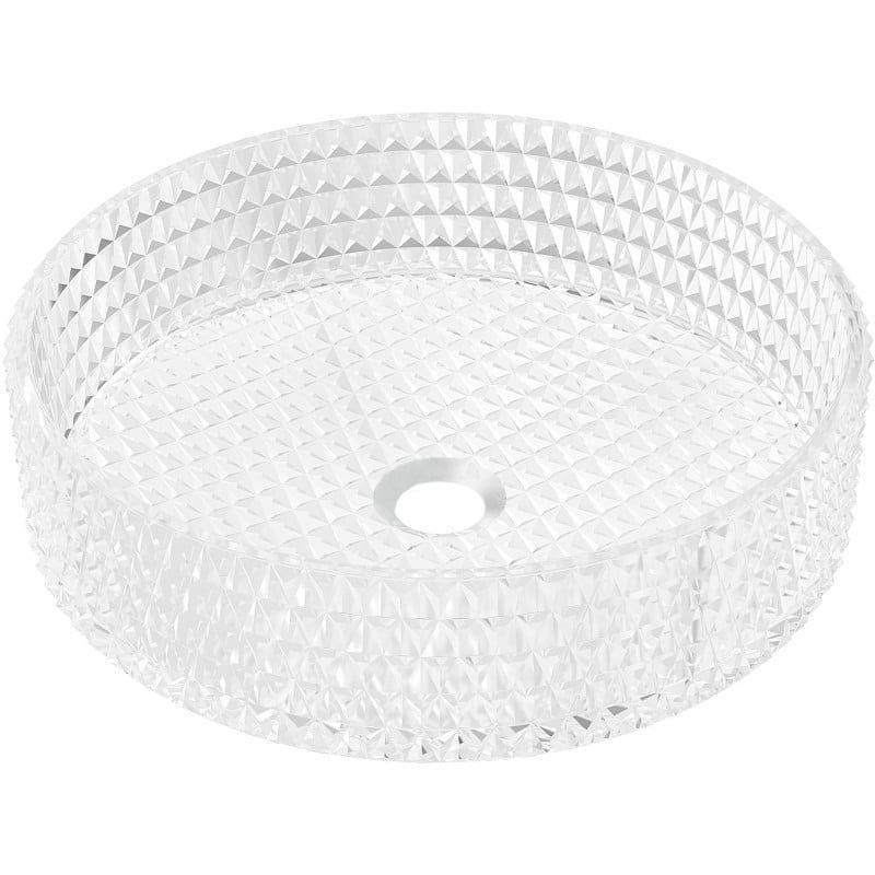 Umywalka nablatowa Mexen Aura transparent 39,5x39,5 cm 1 szt.