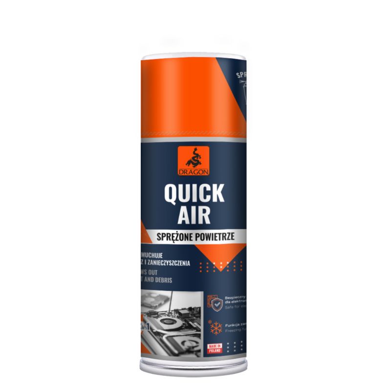Sprężone powietrze w sprayu Dragon Qick Air 400 ml