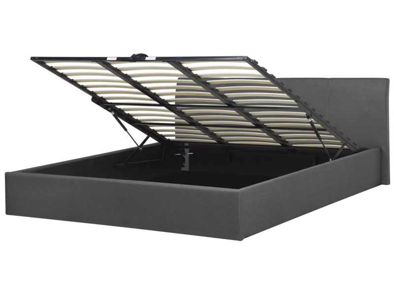 Łóżko Orbey 180 x 200 cm Szary 1 szt.