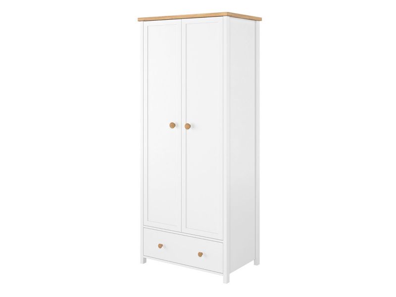 Szafa MIRJAN 24 Story SO-01 biały / dąb nash 1 szt.