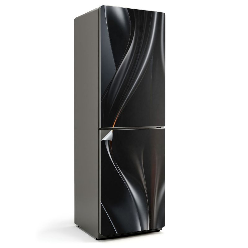 Naklejka na lodówkę Wallfluent 60x190 cm Płynne fale i krzywizny 1 szt.