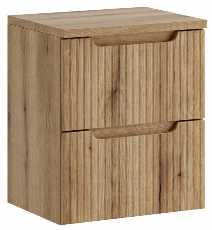 Szafka pod umywalkę Furnidea 50 cm dąb Coast Evoke z blatem Nova 1 szt.