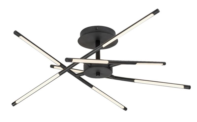 Lampa sufitowa wisząca Rabalux Henli 0569 czarno-biała nowoczesna wbudowany LED 30W 1 szt.