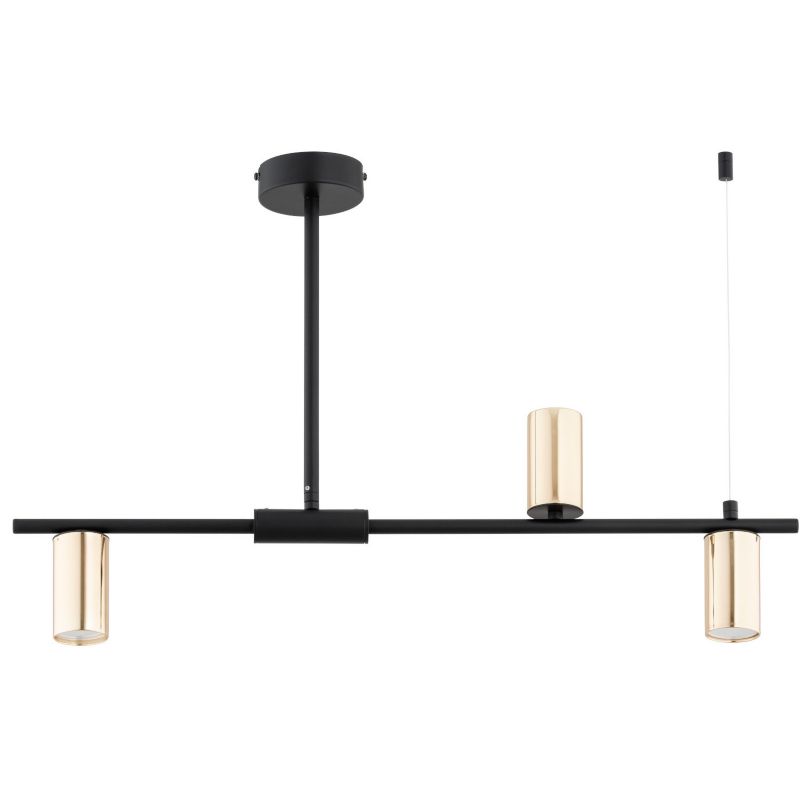 Lampa wisząca Alfa Uranos 5389 czarno-złota nowoczesna 5xGU10 x 10W 1 szt.