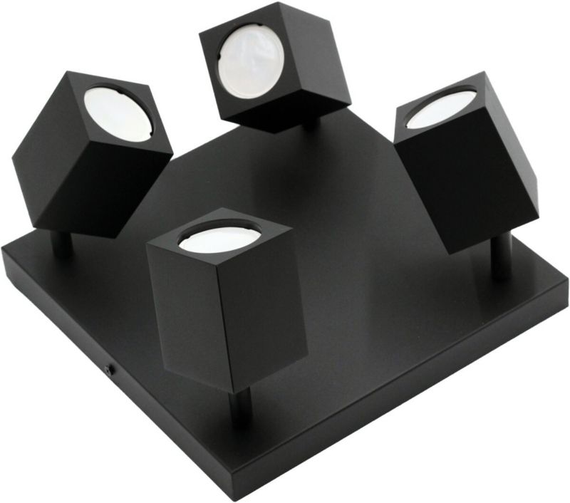 Lampa sufitowa wisząca IdeaLED Quantus 5271 czarna reflektory 4xGU10 x 40W 1 szt.